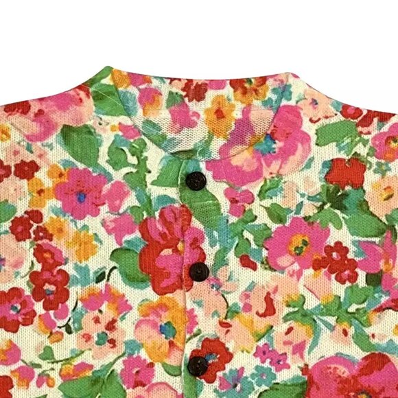 Striped Casual Knitted Cardigan Sweater Size XL - Picture 3 of 4